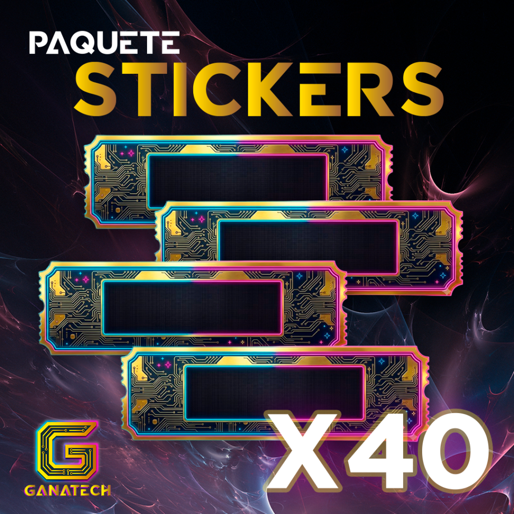 paquete de 100 stickers