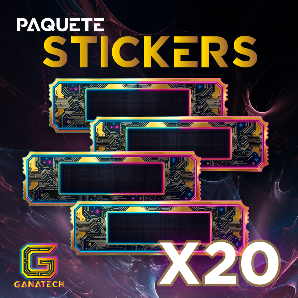 paquete de 100 stickers