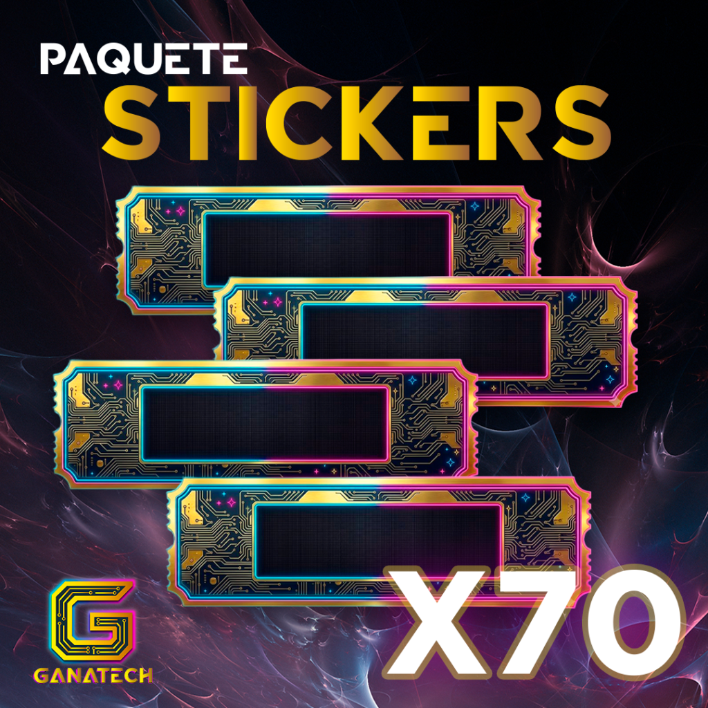 paquete de 100 stickers